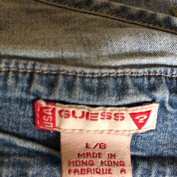 Y2K Guess Denim Halter - Picture 3 of 4